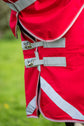 WIDE FIT 100g Detachable Neck Turnout Rug - Red