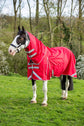WIDE FIT 0g Detachable Neck Turnout Rug - Red